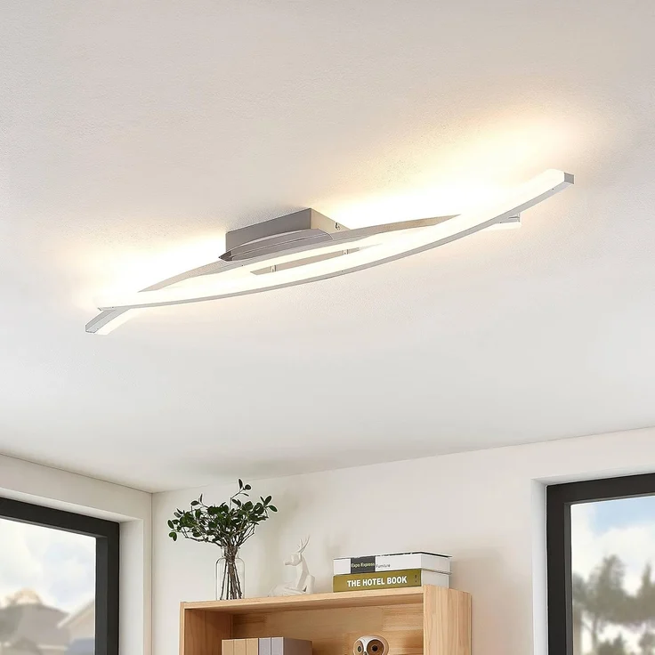 Lindby Deckenleuchten Elarit, Enthalten, LED 30 W gesamt, warmweiß – Bild 2