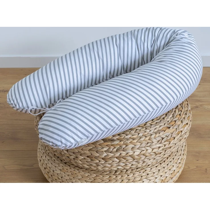Loolay Seitenschläferkissen M/ L oder L/ XL Schwangerschaftskissen Stillkissen Schlafen Kissen, M/ L oder L/ XL Lagerungskissen + 100% Baumwolle Bezug 170 und 190 cm, Standard & X-LARGE Kissen SUPER Geschenk für Schwangern Seitenschläfer, LOOLAY® - 100... – Bild 3