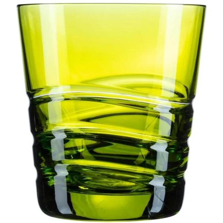Becher Kristall Wave reseda (8,5 cm)