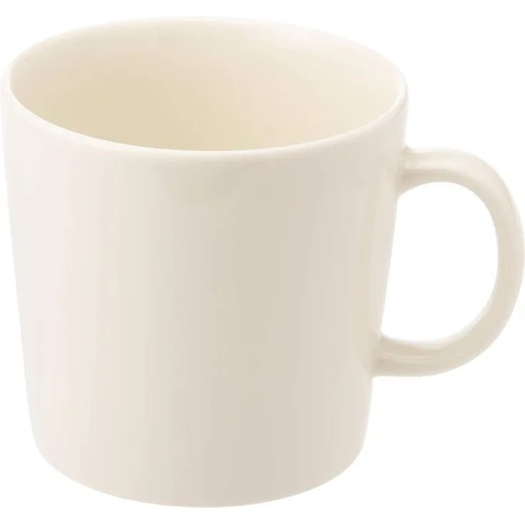 Becher – 400 ml - Weiss Teema white Iittala Becher - Mikrowellengeeignet Backofengeeignet geeignet, Spülmaschinengeeignet