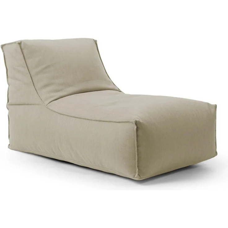 mokebo Sitzsack Der Sundowner (für drinnen & draußen), Bean Bag Outdoor für Kinder & Erwachsene, Gartenliege in Grau