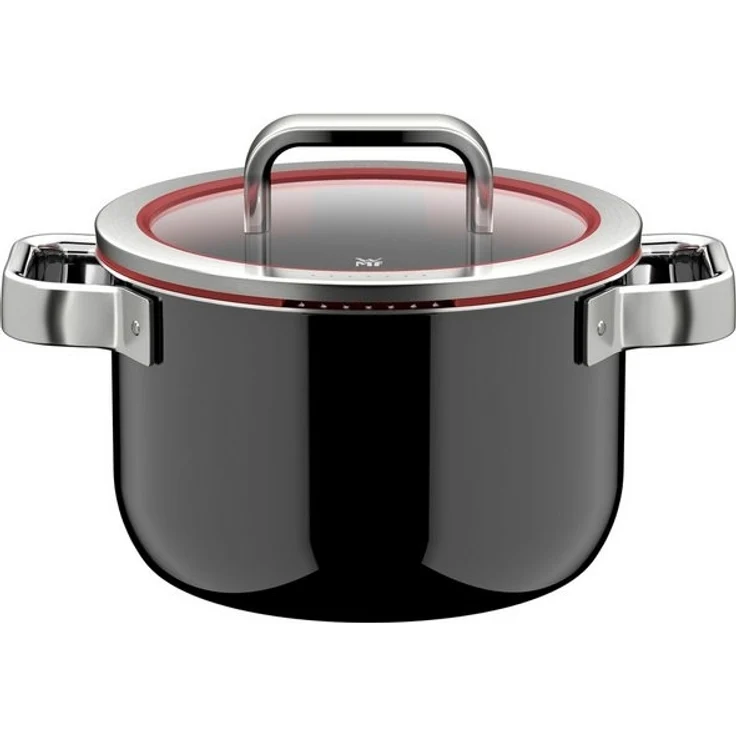 WMF Kochtopf Fusiontec Function Pro, Edelstahl, Glas (1-tlg), integrierte Siebfunktion, spülmaschinengeeignet, Made in Germany – Bild 4