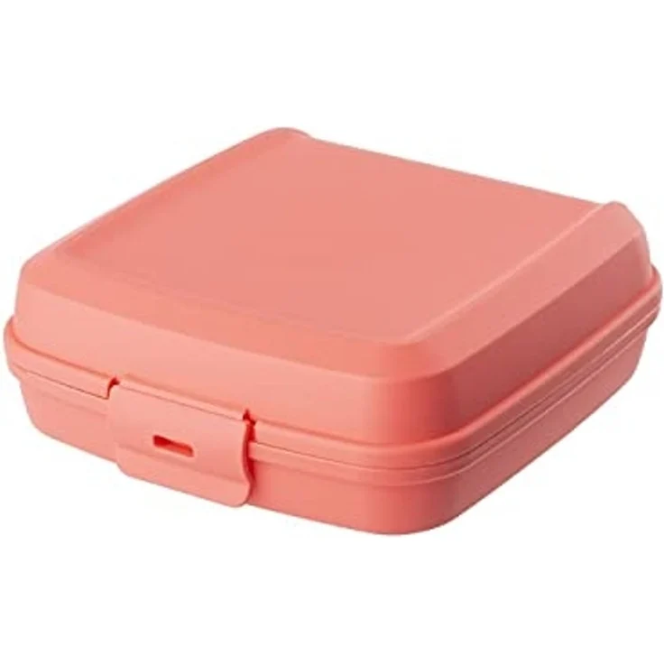 Engelland Lunchbox Brotdose mit Klickverschluss, Kunststoff (BPA-frei), (Vorteils-Set, 1-tlg, Ideal für Schule, Kindergarten und Arbeit), BPA frei, robuster Kunststoff, spülmaschinengeeignet – Bild 1