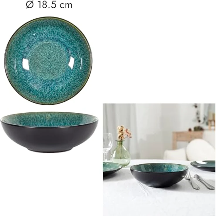 HOME DECO FACTORY Laterne Metall für Draußen 40 cm Schwarz – Bild 2