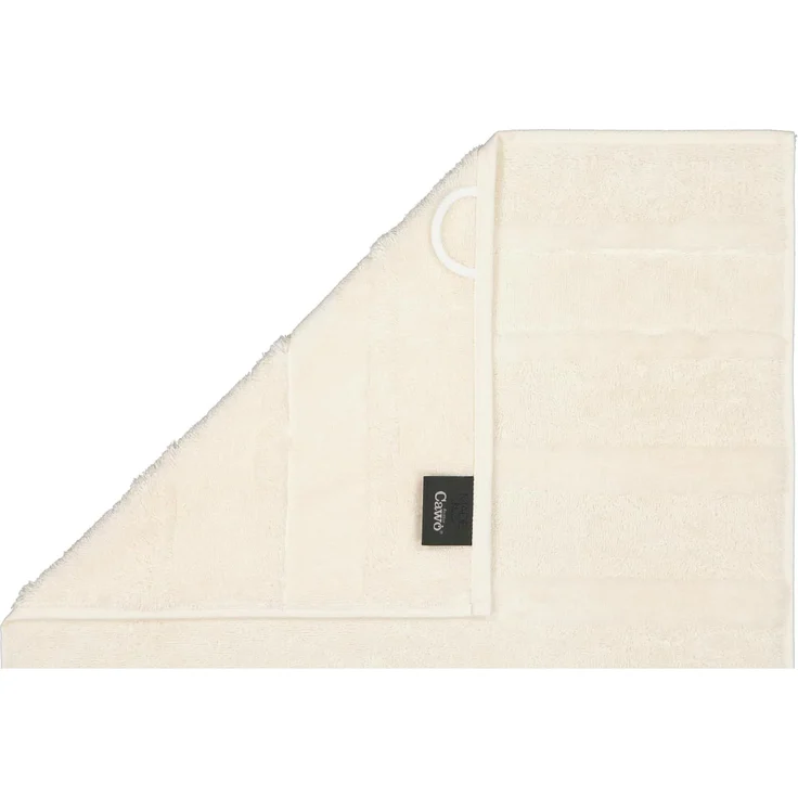 CAWÖ Duschtuch - Noblesse2, Walkfrottier, Velours-Streifen, Baumwolle, einfarbig Natur 80x160cm – Bild 5