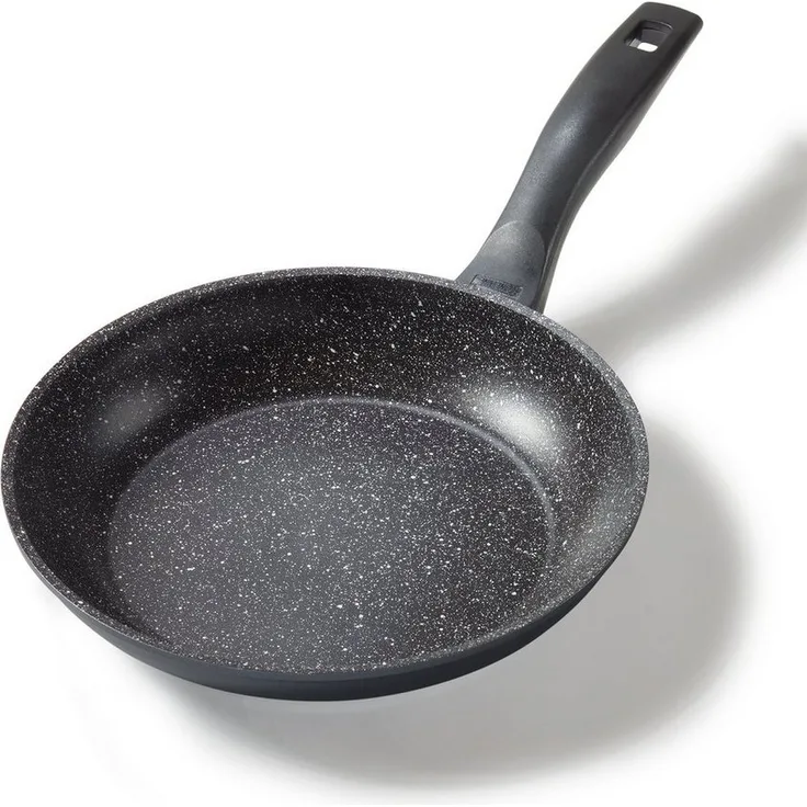 STONELINE Bratpfanne, Aluminium (1-tlg), mit echten Steinpartikeln, induktionsgeeignet, Made in Germany