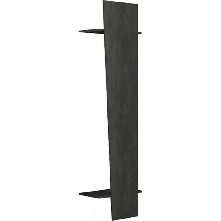 Dmora Eingangsmöbel Allinko, moderner Multifunktionseingang, Mehrzweckschrank für die Eingangshalle, 100 % Made in Italy, 50 x 30 x 200 cm, Anthrazit,