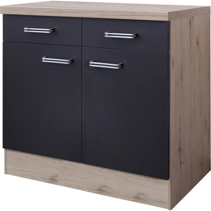 Flex-Well Unterschrank Antigua (B x H x T) 80 x 86 x 60 cm, für viel Stauraum – Bild 4