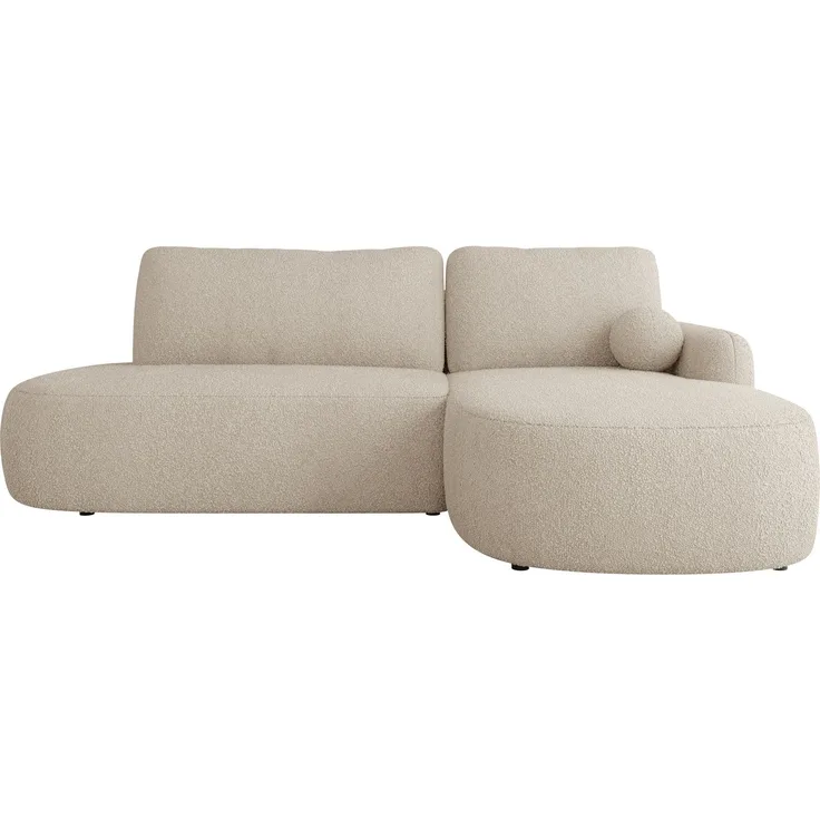 Mirjan24 Ecksofa Loridu O (Farbe: Baloo 2074, Seite: Rechts), 90 x 174 x 274 cm