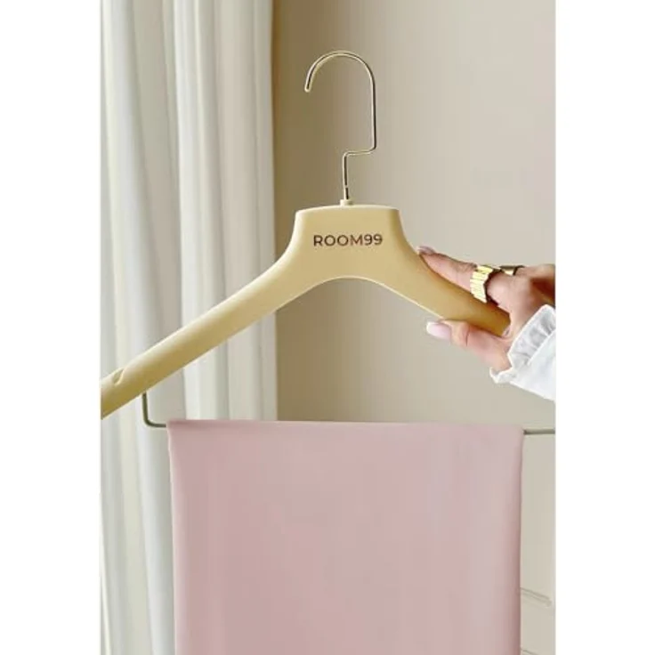 ROOM99 Vorhang mit Silberen Ösen Aura 180 x 260 cm Breite x Höhe Schiebegardinen Modern Curtain Wohnzimmer Schlafzimmer Puderrosa, 1 Stück – Bild 6