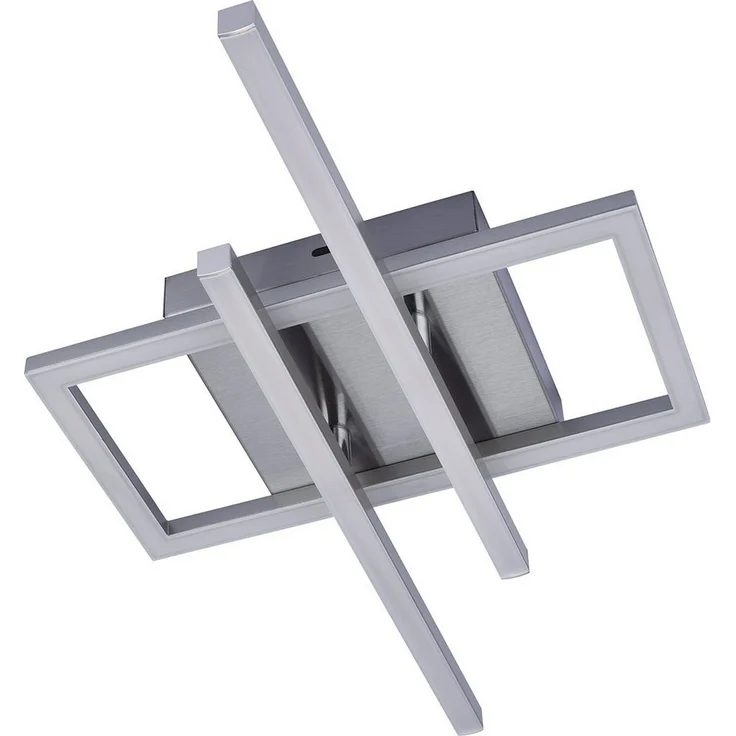 MeLiTec LED Deckenleuchte D133, schwenkbare Arme, nickel-matt : Nickel-matt – Bild 2