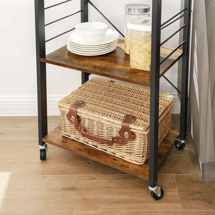 Rollbares Kuechenregal Industrie-Design – Bild 6