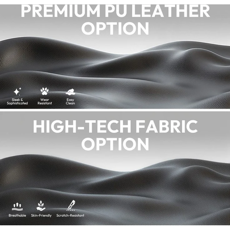 Dowinx Gaming-Stuhl Bürostuhl Ergonomisch mit Taschenfeder-Kissen (Packung), Chefsessel mit weiche Rückenlehne und verstellbare Lendenkissen – Bild 3