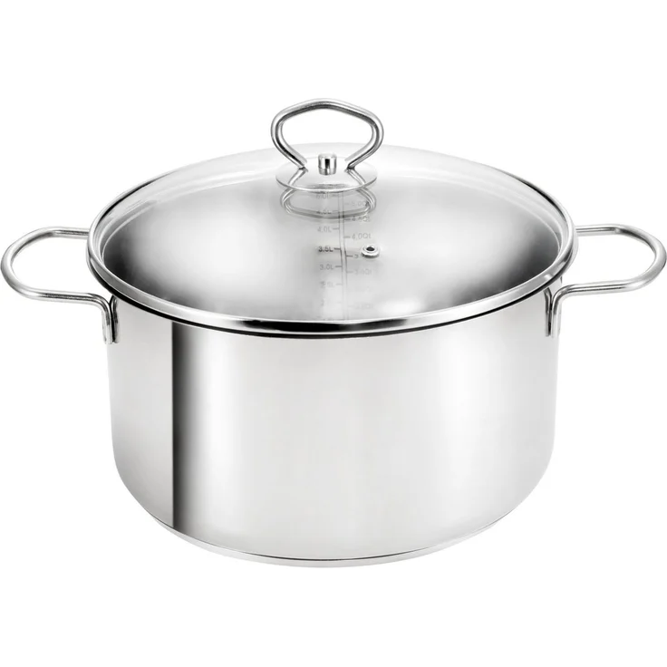 Kopf Fleischtopf Merkur 24 cm, Edelstahl, Ø 24 cm, Höhe 11 cm, 4 Liter – Bild 3