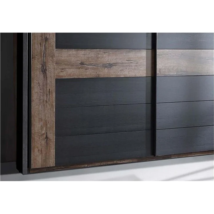 Forte Schlafzimmer-Set Schlafzimmerset 1 Bellevue Schwarzeiche und Schlammeiche – Bild 2