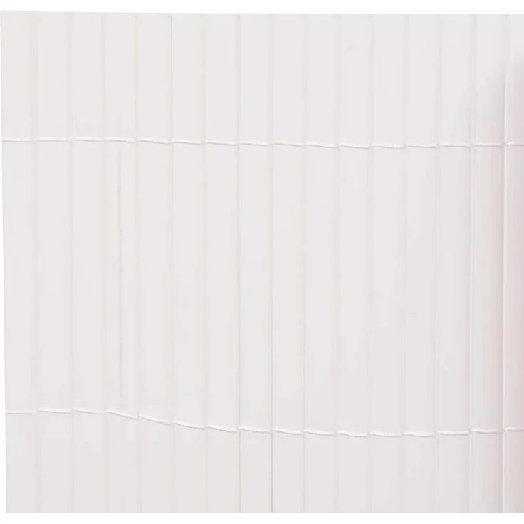 vidaXL Gartenzaun Weiß 150 x 300 cm PVC 43632 – Bild 3