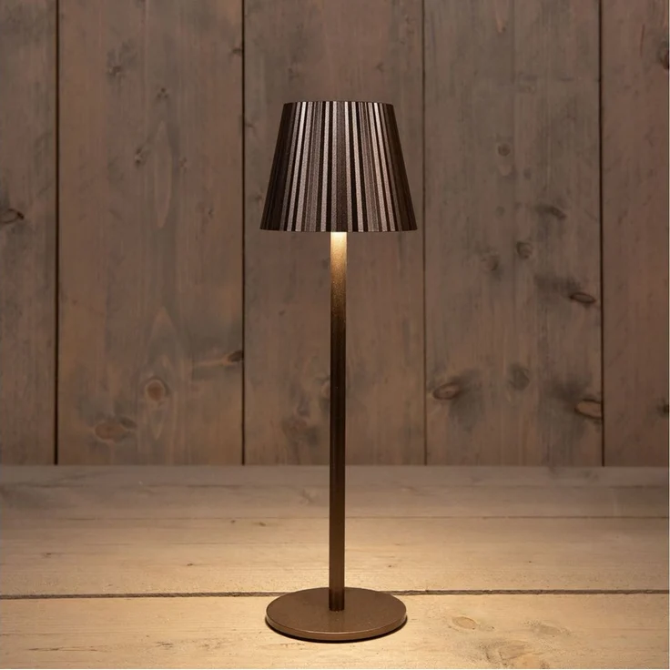 Coen Bakker Deco BV LED Außen-Tischleuchte Touch Tischlampe dimmbar mit Akku, In-/Outdoor, Touch-Funktion, LED fest verbaut, Kaltweiß, Warmweiß, Tageslichtweiß – Bild 2