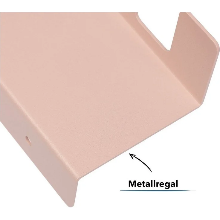 Karat Wandregal Agnes, Hängeregal, 2 Farben, 100% Metall, Dekoregal im 2er Set – Bild 2