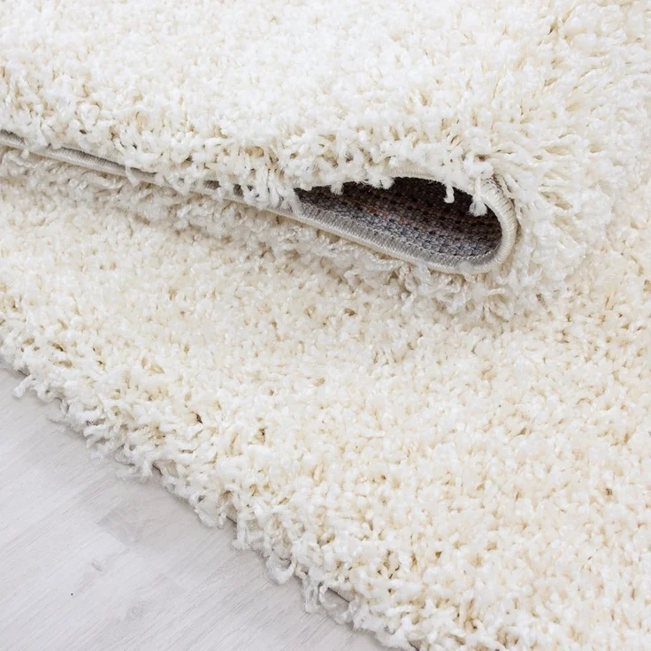 Carpettex Hochflor-Bettumrandung Unicolor - Einfarbig, Höhe 30 mm, (Bett-Set, 3-tlg, Bettvorlage), Schlafzimmer Teppich Bettumrandung Läufer Set 3 teilig – Bild 2