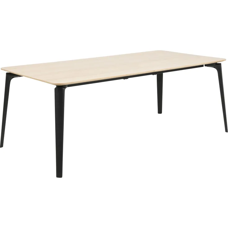 Esstisch Coy 100x200 cm Eiche schwarz