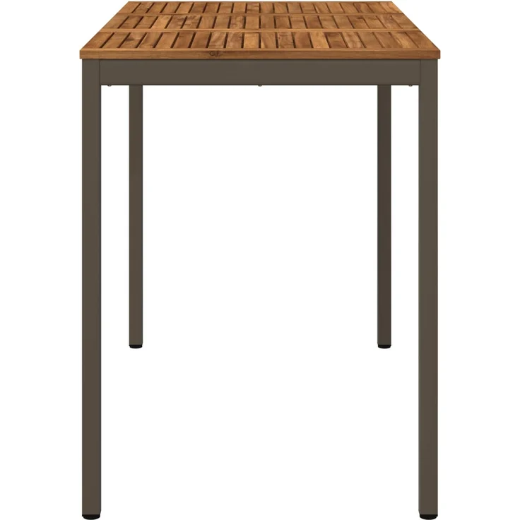 vidaXL Gartenbar-Tisch Natur und Kaffee 141 x 80,5 x 105 cm 901348 – Bild 3
