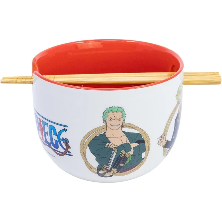 One Piece Ramen Schüssel 2515 ml mit Stäbchen Geschenkbox – Bild 3