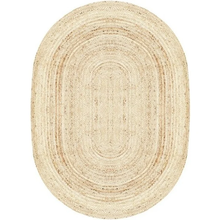Marrakesch Orient & Mediterran Interior Teppich Jute Flur Läufer Teppich Emma 90 x 150cm, Handarbeit – Bild 4