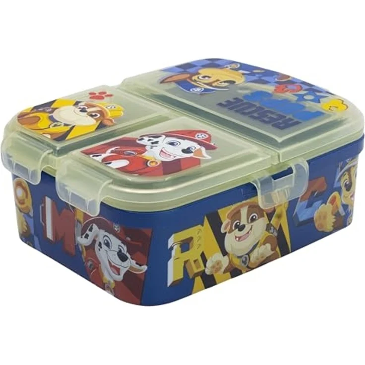 Paw Patrol Kinder Brotdose XL Lunchbox mit 3 Fächern & tollem Design – Bild 4
