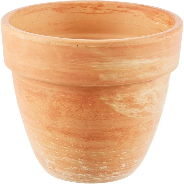 Dehner Blumentopf Levante, Terrakotta, marmoriert, orange – Bild 5