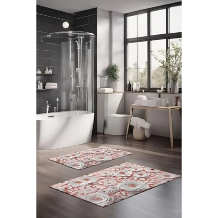Mijolnir 'CT-5253' Badematten-Set (2-teilig), Mehrfarbig