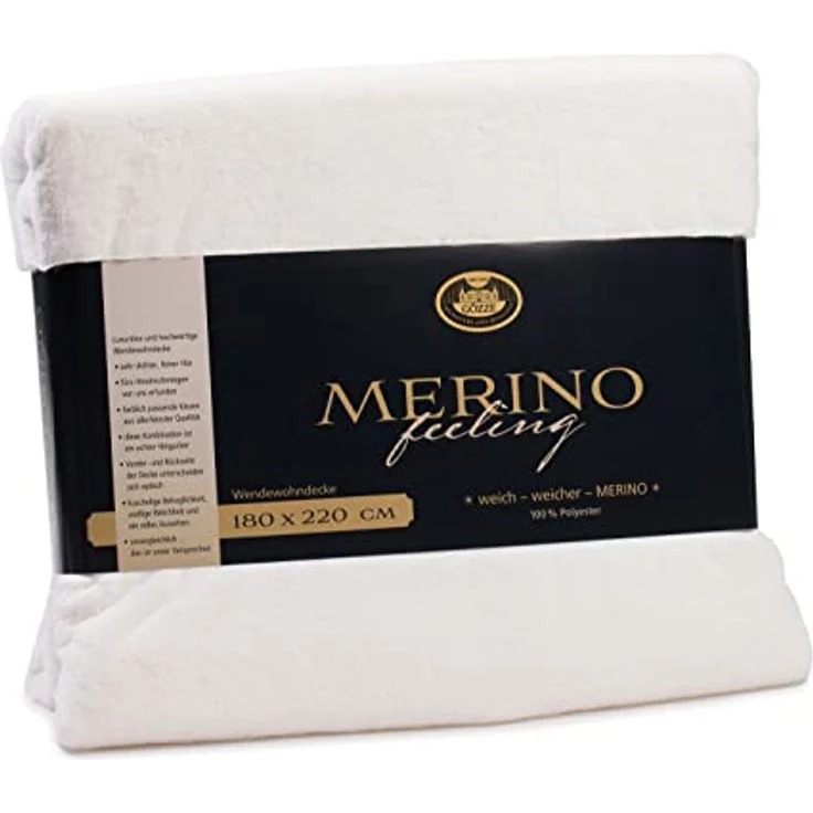 Wohndecke Merino Wendewohndecke, Gözze, kuschelig weich – Bild 4