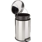 AmazonBasics Runder, sanft schließender Mülleimer, 20 l