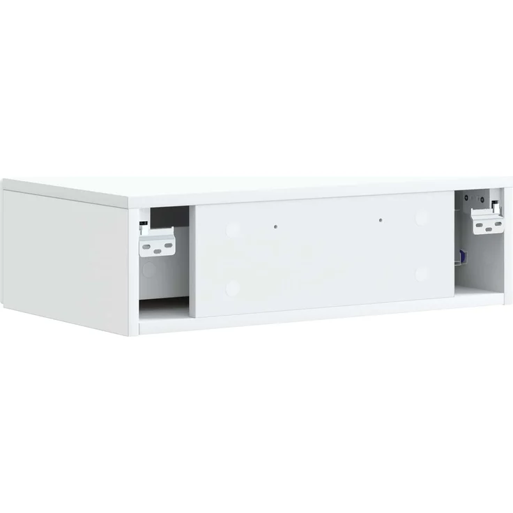 vidaXL Wandmontierter Beistelltisch Weiß 87,5 x 34,5 x 17 cm 898835 – Bild 6