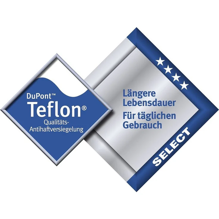 Kopf Bratpfanne Alfons 28 cm, Edelstahl, 28 cm, Teflon-Select-Beschichtung, Induktion – Bild 3