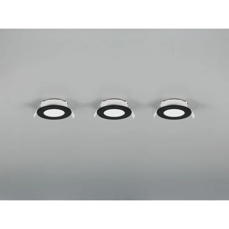 LED Einbaustrahler 6er Set, dimmbar, 2 Lichtfarben für Badezimmer, Ø 8,5cm – Bild 7