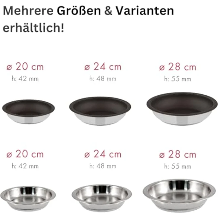 Kuppels QUICK CLACK PRO Pfanne mit Beschichtung 20 cm silber – Bild 5