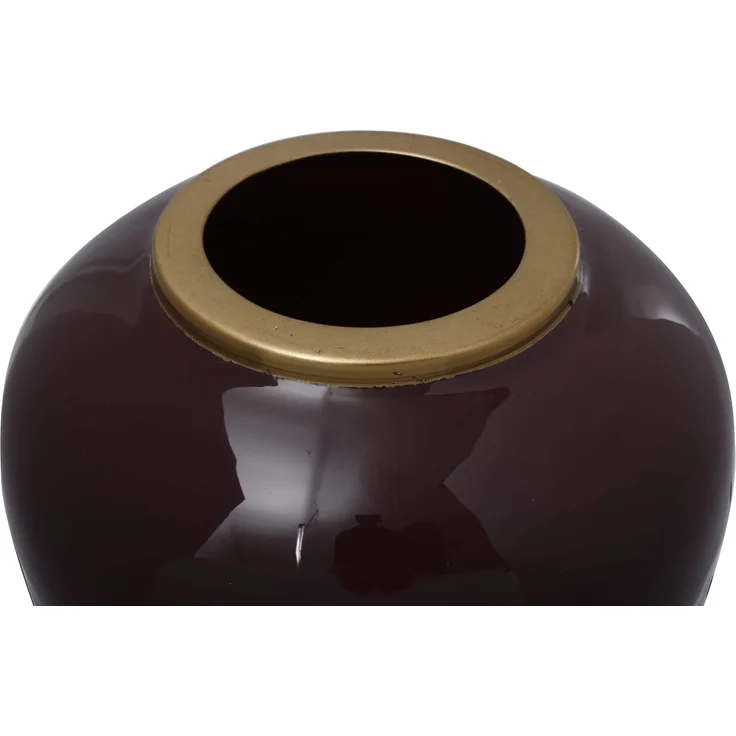 Vase Art Deco 275 Taupe / Gold – Bild 3
