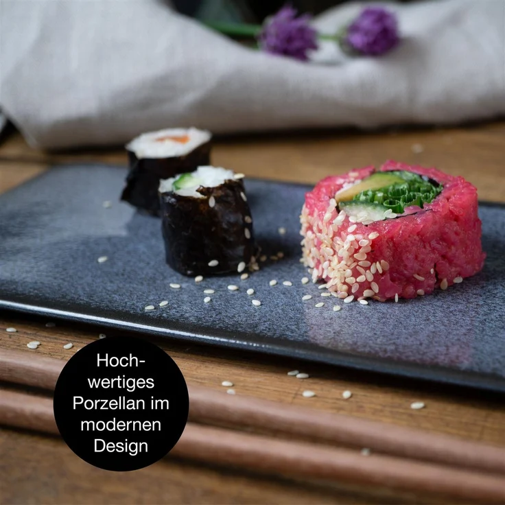 Moritz & Moritz VIDA 10tlg Sushi Set Blau – Bild 6