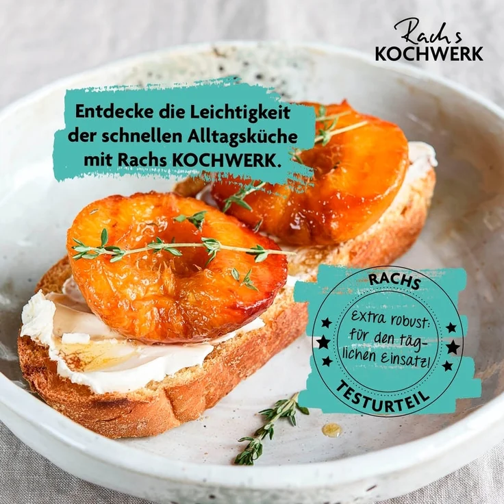 Rachs KOCHWERK Bratpfanne Edelstahl-Pfanne 24cm mit Wabenstruktur, Antihaft-Effekt Induktionsherd Keramik Gas Elektro Infrarot hoher Rand – Bild 8