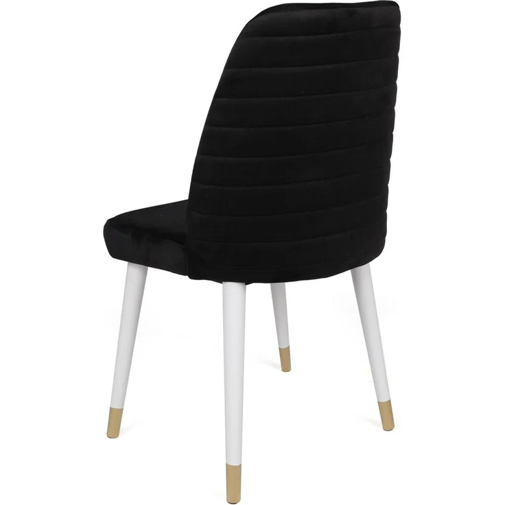 Skye Decor 'Hugo-406 V2' Stuhlset (2-teilig), Schwarz / Weiß, 50 x 90 x 49 cm – Bild 3