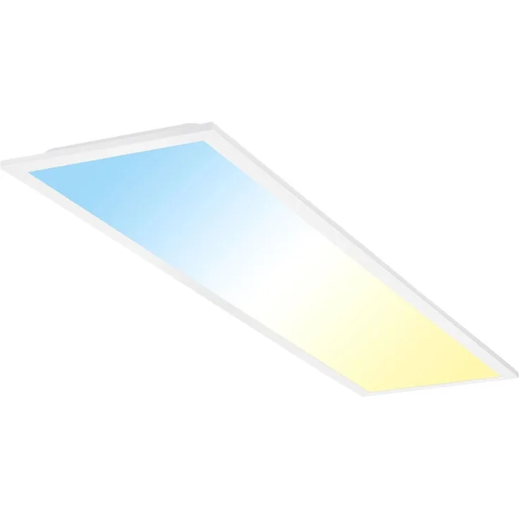 LED Aufbau Panel, weiß, dimmbar, Fernbedienung, L 100 cm