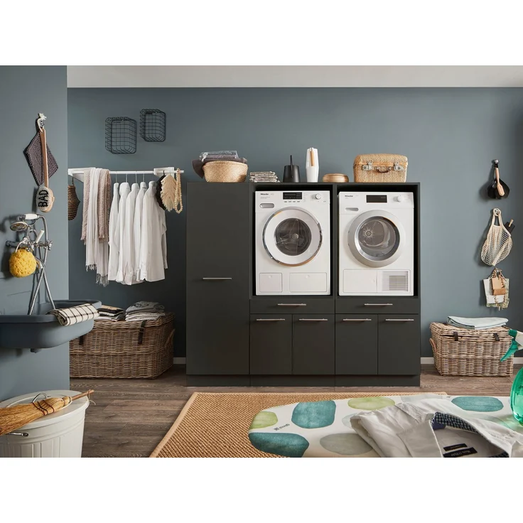 Laundreezy Mehrzweckschrank-Set LAUNDREEZY LDSK12, Breite 185 cm – Bild 5