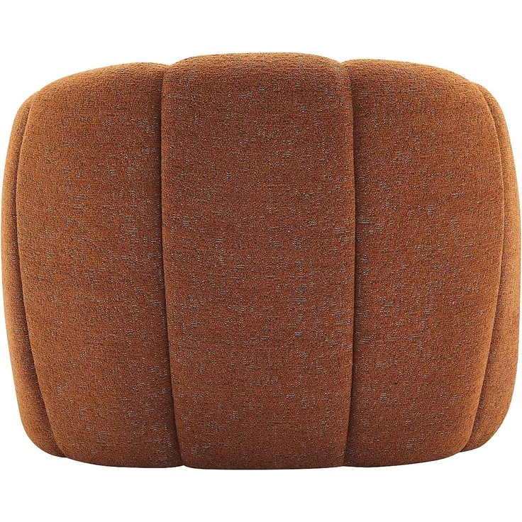 Vente-unique - Muschelsessel - Chenille-Stoff - Terracotta - DELIPO – Bild 5
