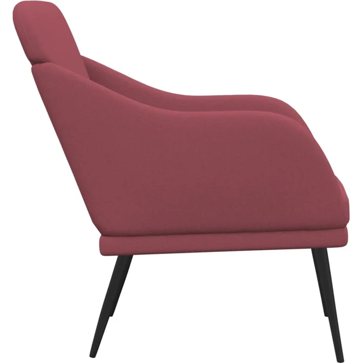 Sessel wohnzimmer, Relaxsessel, Fernsehsessel Weinrot 63x76x80 cm Stoff – Bild 4