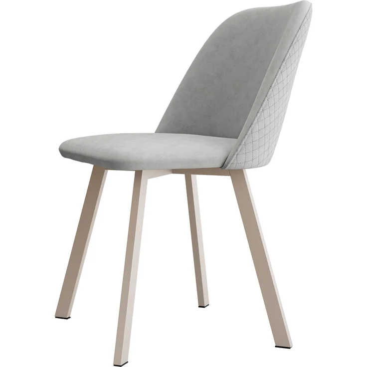 Mirjan24 Polsterstuhl K109 (Farbe: Uttario Velvet 2973 + Uttario Velvet U03 2973), 80 x 58 x 47 cm – Bild 1