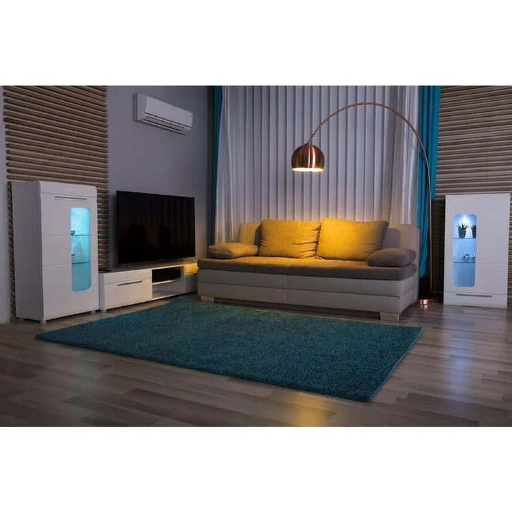 QLS LED Unterbauleuchte RGB 12V 2-8 Stück Weiß, LED fest integriert, Glasbodenbeleuchtung Lichtleiste Fernbedienung 16 Farben Dimmbar – Bild 3