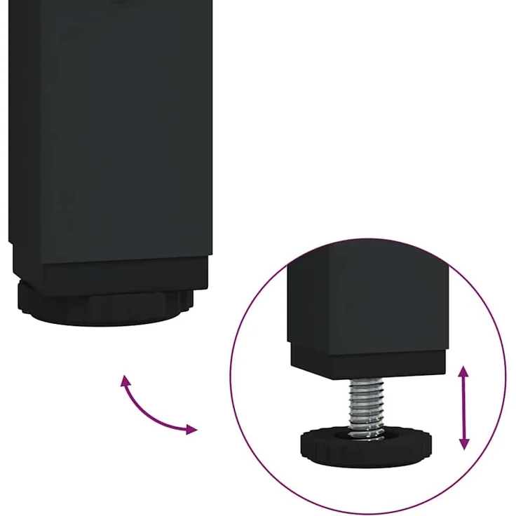 vidaXL Highboard Artisan-Eiche 62 x 36 x 121,5 cm Holzwerkstoff 882255 – Bild 10