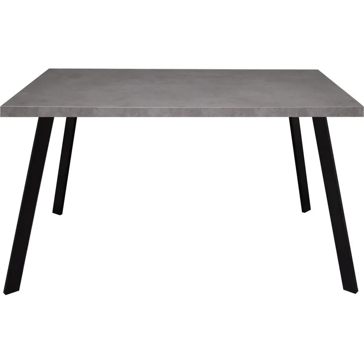 Esstisch rechteckig Ediva 1 140 x 90 x 75 Esszimmertisch Schwarz/Graphit 13870-140