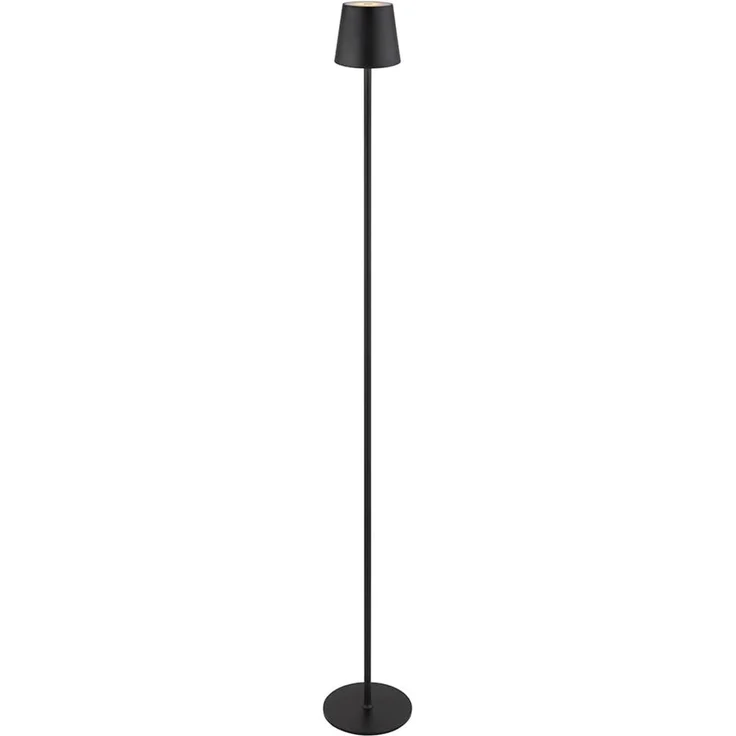LED Stehleuchte, schwarz, Touchdimmer, IP44, H 120 cm – Bild 9