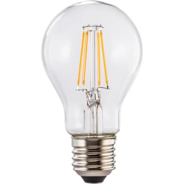 Xavax LED Lampe Tropfen E27, 806 lm Warmweiß (2700K), dimmbar, ersetzt 60W Glühlampe